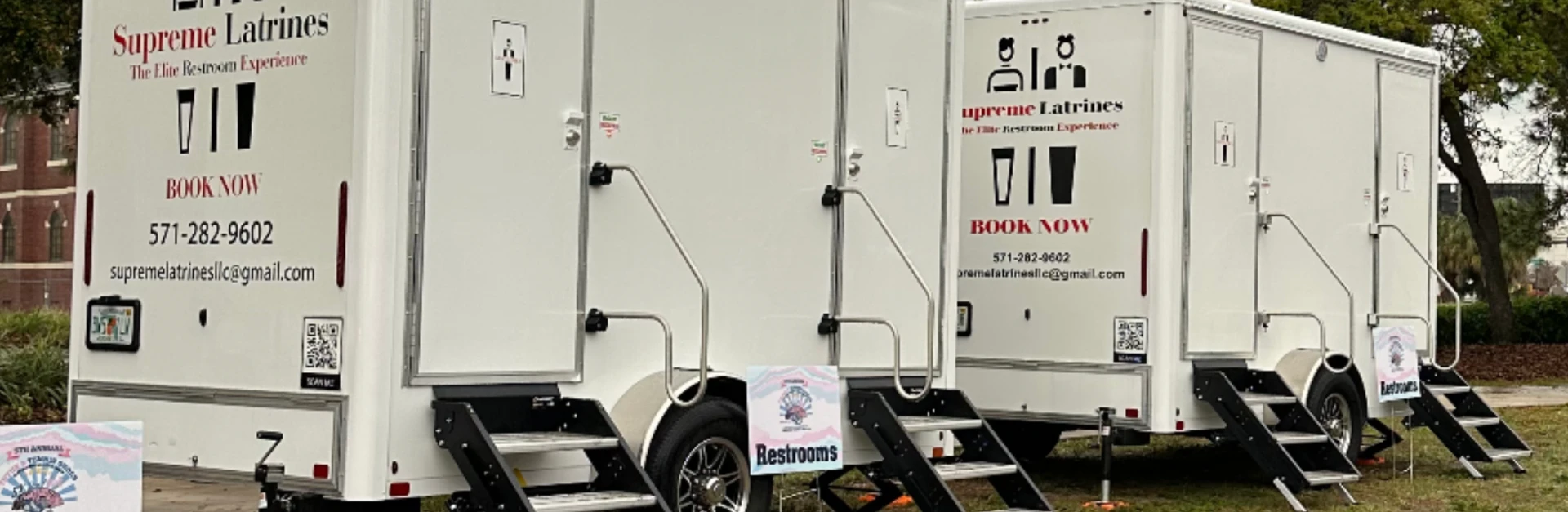 3-Stall Luxury Restroom Trailer